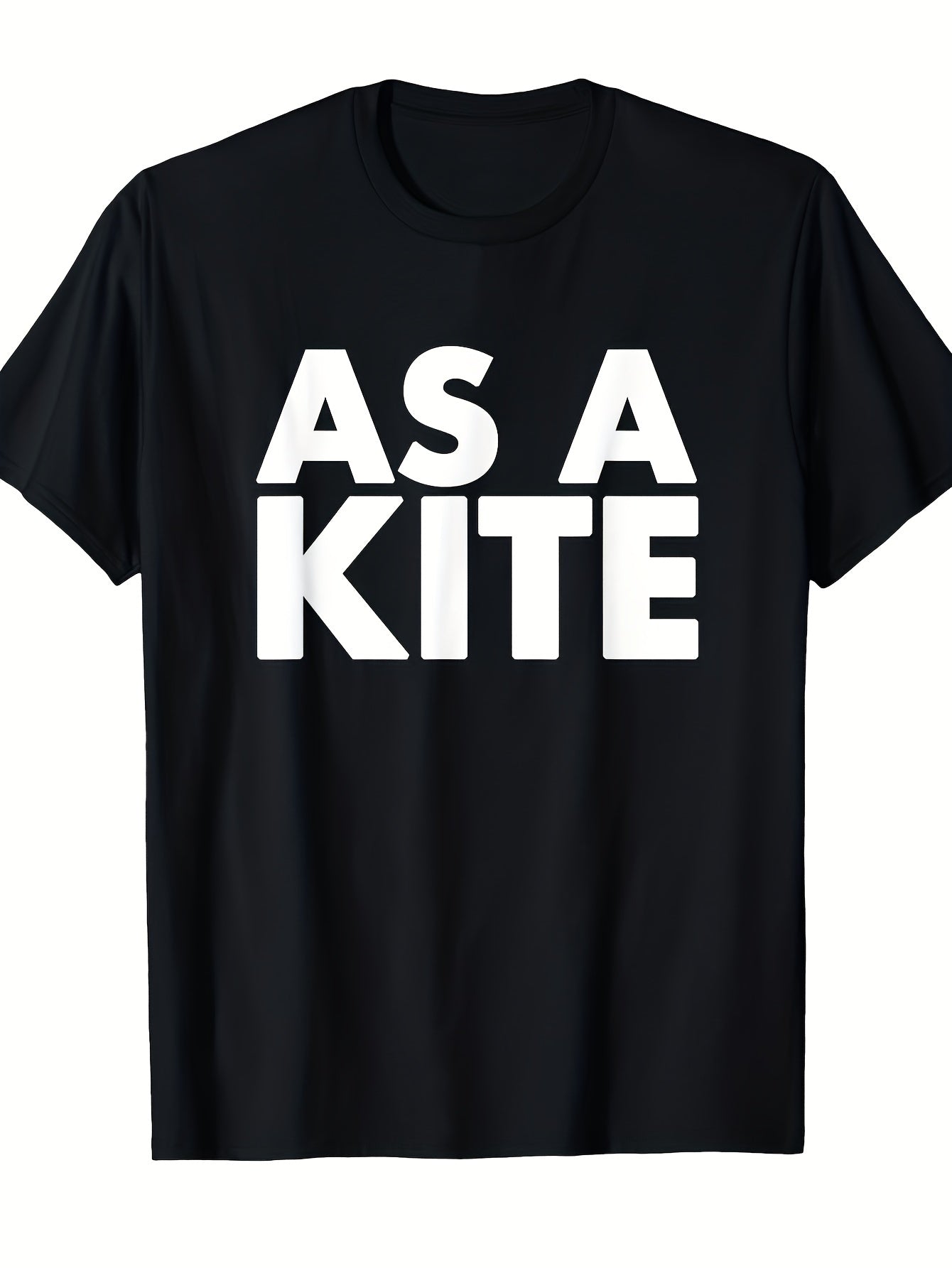 Unisex Casual Printed T-Shirt (Bold Statement Design) – Black Short-Sleeve Crew Neck Summer Style, Casual Essential, Relaxed Fit | Catchy Phrase T-Shirt | Comfortable Fit for Every Occasion