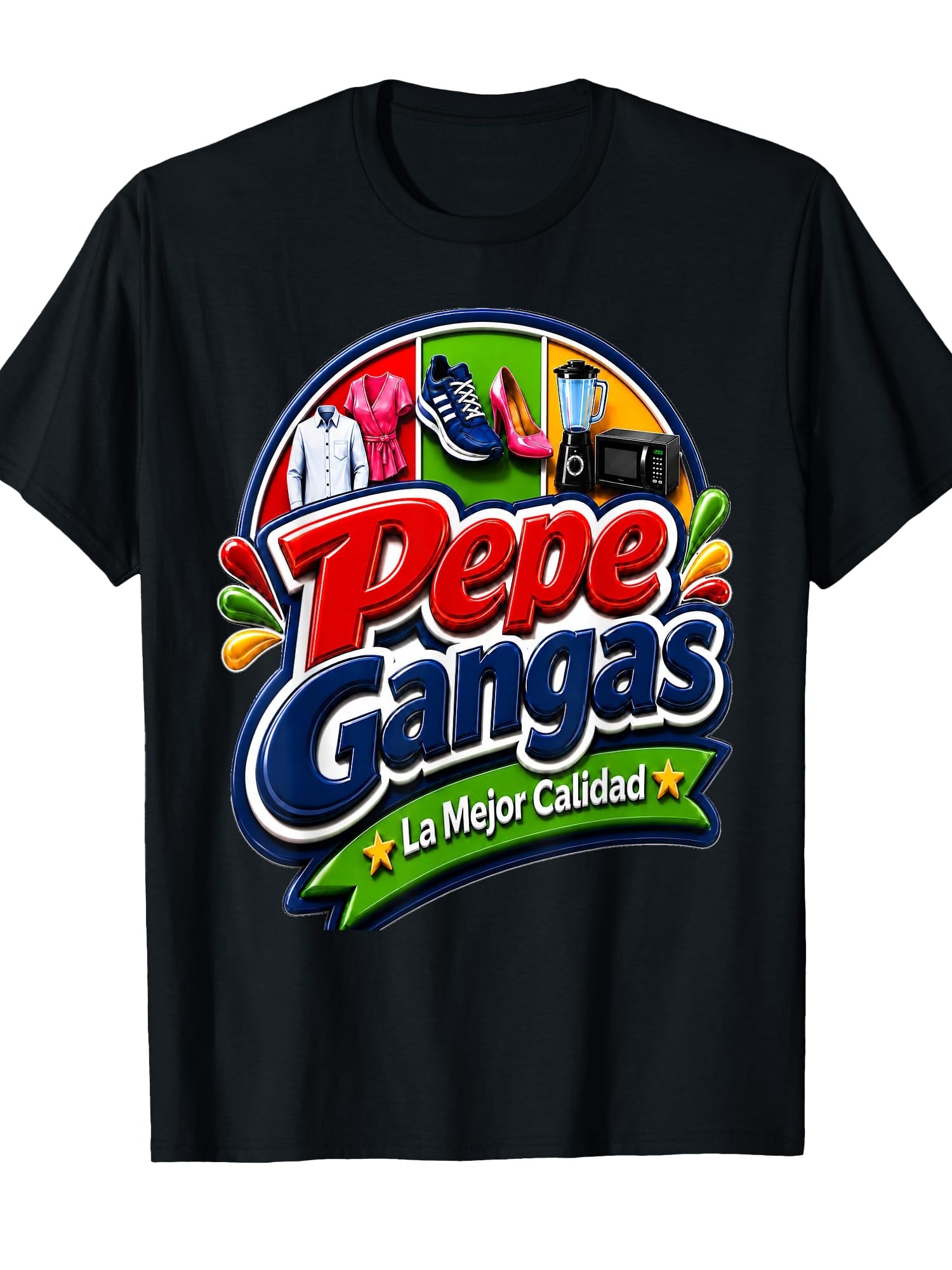 The Global Latin Factor Multi Color Neon T-Shirt