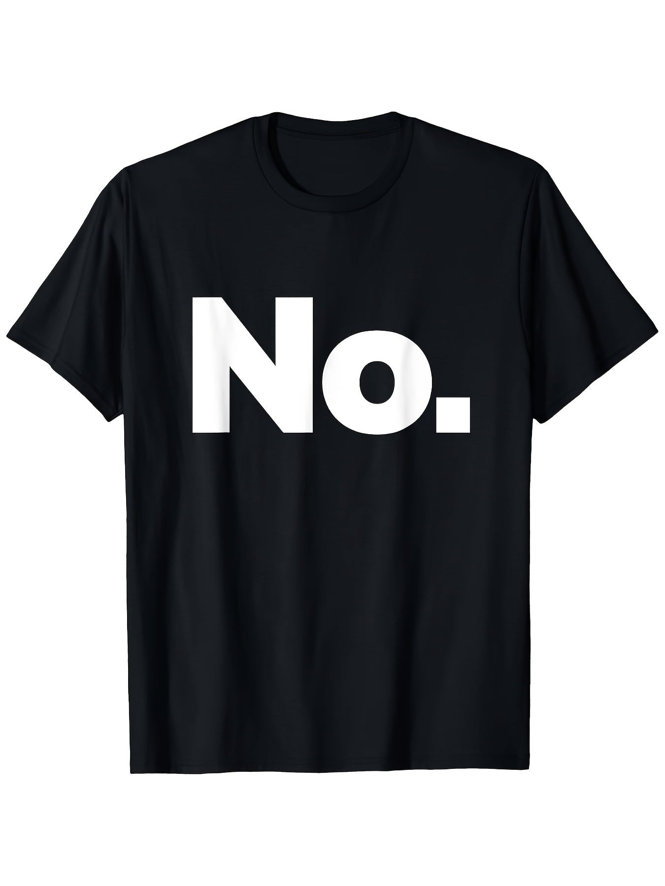 Unisex Bold Statement T-Shirt (Minimalist No Print) – Classic Black Crew Neck Short-Sleeve, Casual Essential, Relaxed Fit | Statement T-Shirt | Effortlessly Stylish for Everyday Wear